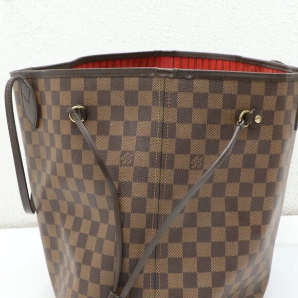 Louis Vuitton Damier Ebene Canvas Neverfull GM Tote Bag - Picture 7 of 14